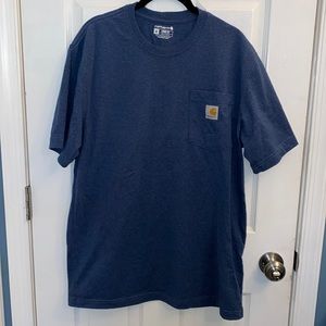 Men’s Carhartt loose fit short sleeve pocket t-shirt blue - Size M